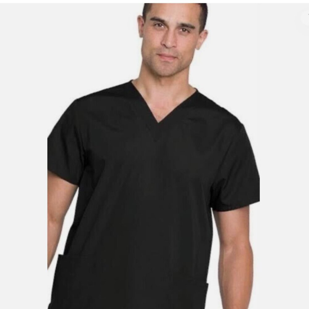 Cherokee Uniset Scrub Top: Black
